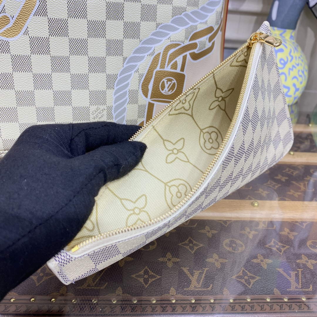 LV N40471 Louis Vuitton Neverfull MM Damier Tote Bag