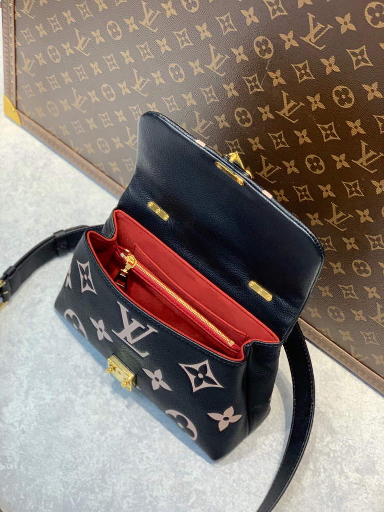 LV M45978 Louis Vuitton Madeleine BB Handbag Black