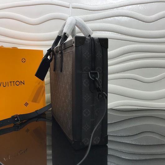LV M44952 Louis Vuitton Soft Trunk Briefcase Monogram Black