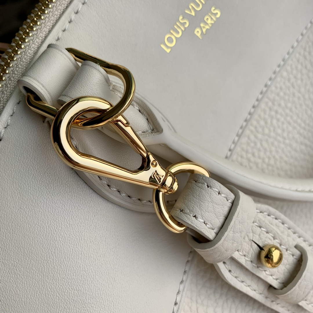 LV M23061 Louis Vuitton Lock It MM Bag Cr��me Beige