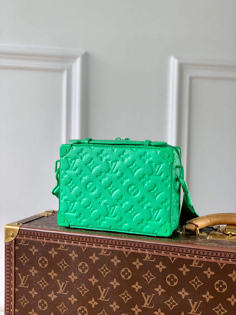 LV M20956 Louis Vuitton Handle Soft Trunk Bag Minty Green