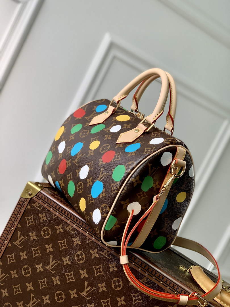 LV M46433 Louis Vuitton LV x YK Speedy Bandouliere 25 Bag