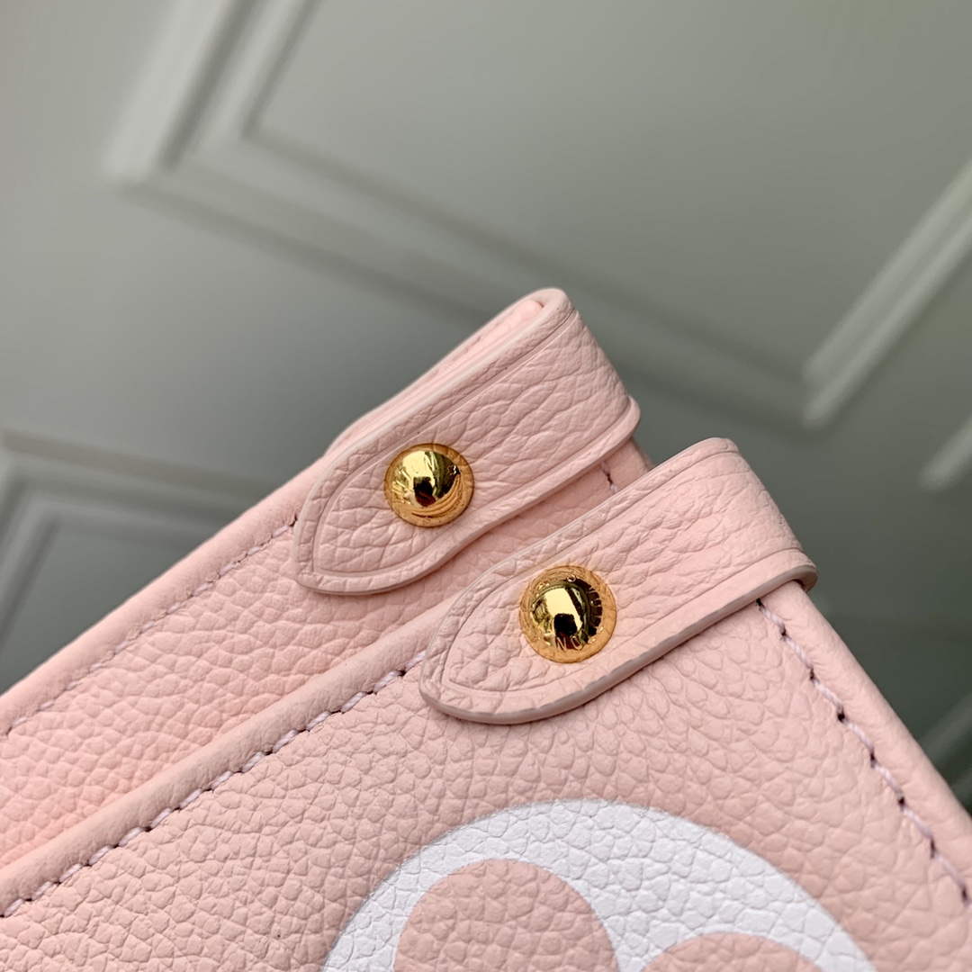 LV M46542 Louis Vuitton OnTheGo MM Bag Gradient Pink