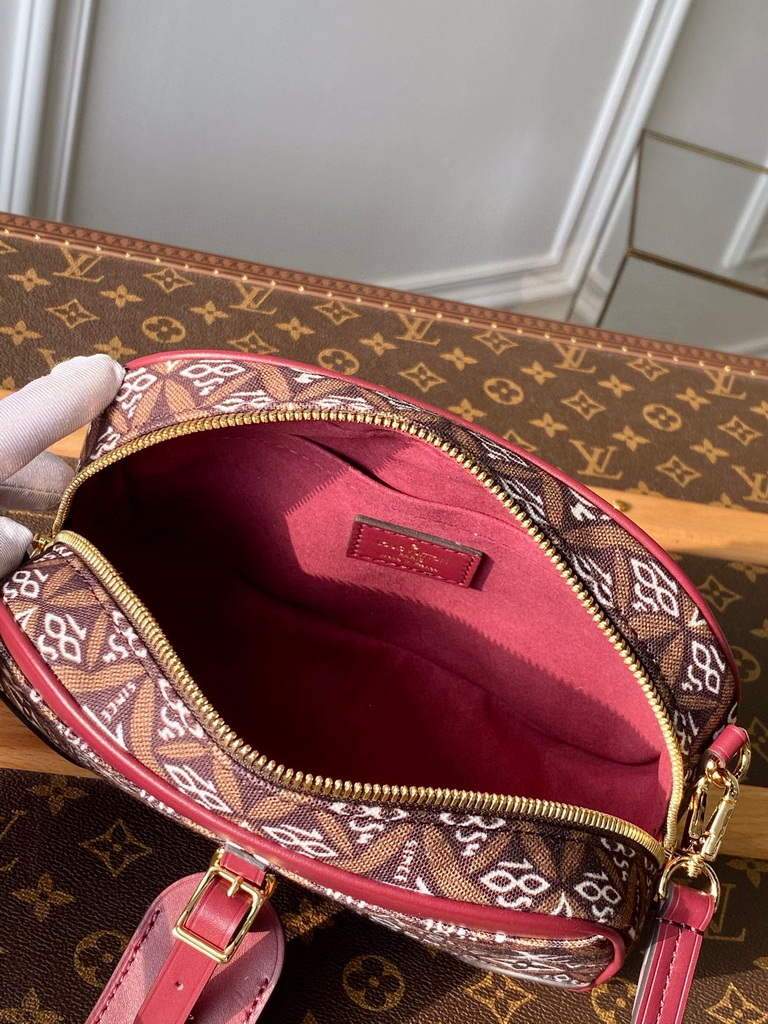 LV M57205 Louis Vuitton Since 1854 Deauville Mini Bag M57168 Wine Red