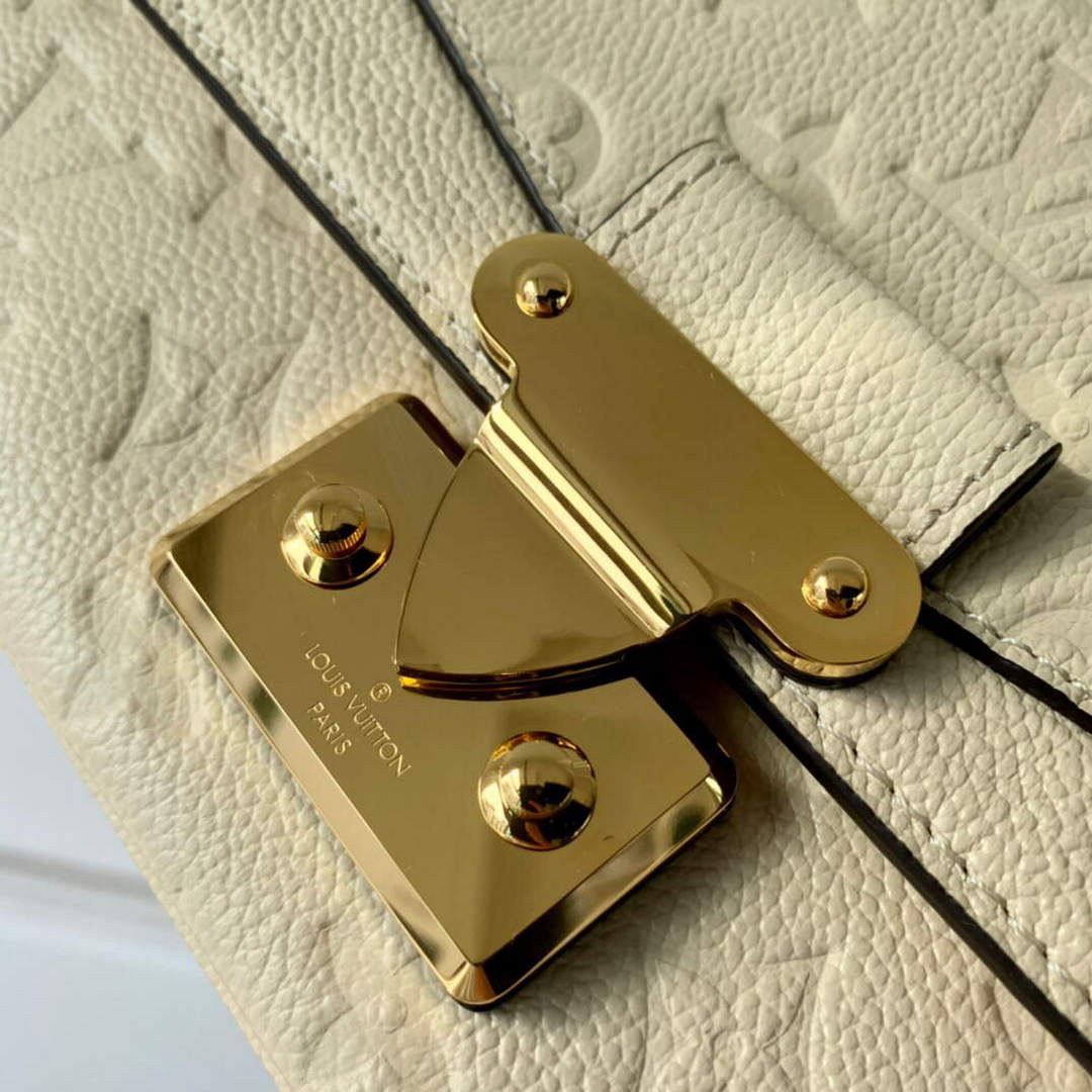 LV M46201 Louis Vuitton Marceau Chain Bag Cream Beige