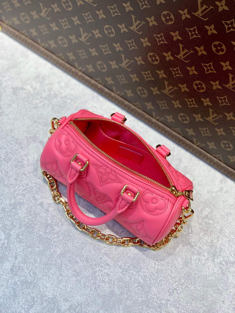 LV M59826 Louis Vuitton Papillon BB Bag Dragon Fruit Pink