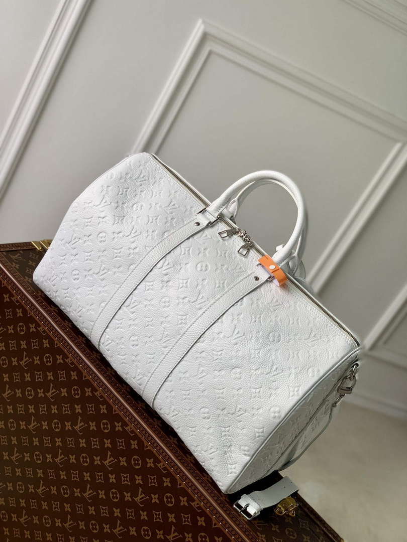 LV M21678 Louis Vuitton LV x YK Keepall Bandouli��re 50 Bag