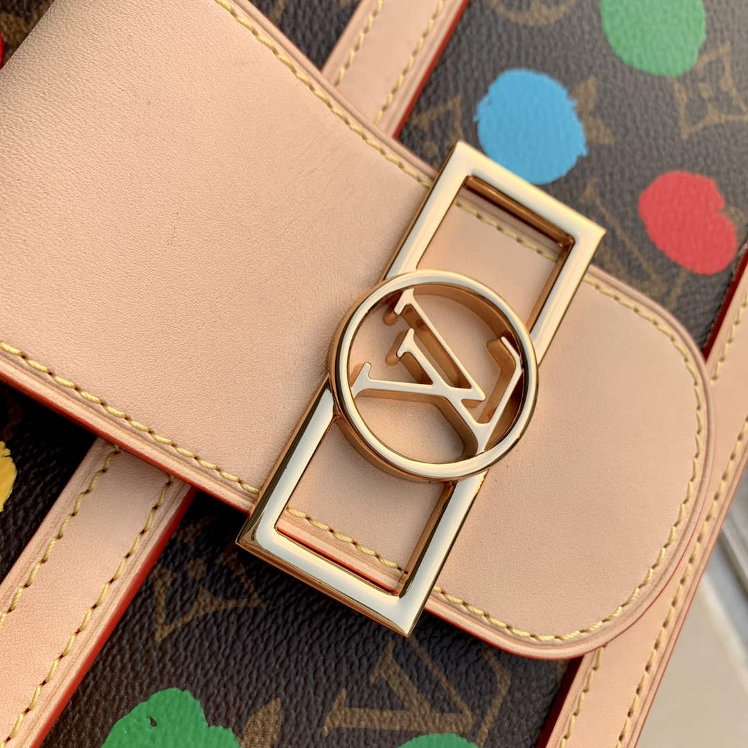 LV M46432 Louis Vuitton LV X YK Dauphine MM Bag Monogram