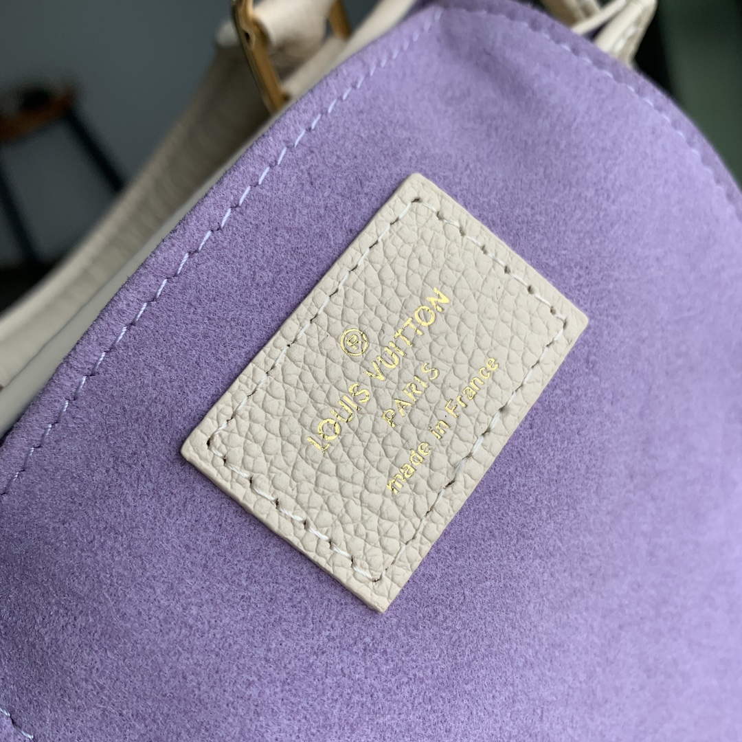 LV M81416 Louis Vuitton Petit Sac Plat Bag Taro Purple