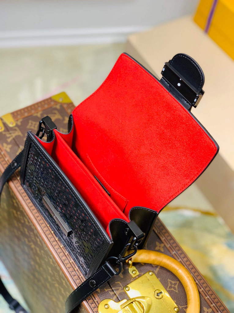 LV M20359 Louis Vuitton Mini Dauphine Handbag Black