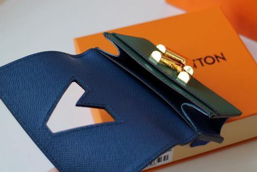 LV M68682 Louis Vuitton Twist Multicartes Wallet Epi Leather Green