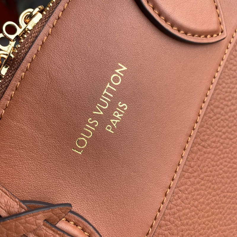 LV M22925 Louis Vuitton Lock It MM Bag Gold