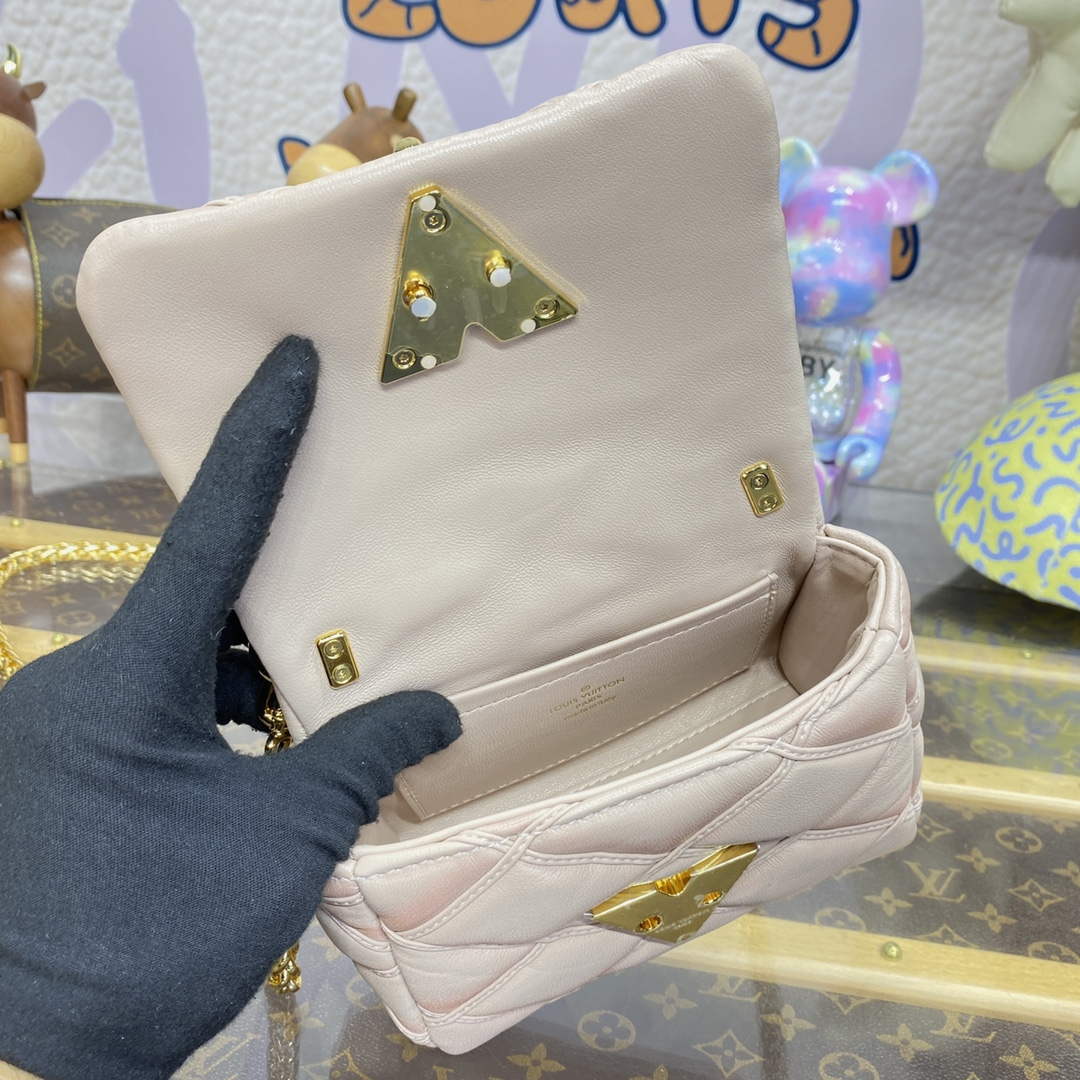 LV M82752 Louis Vuitton Pico GO-14 Bag Beige/Pink
