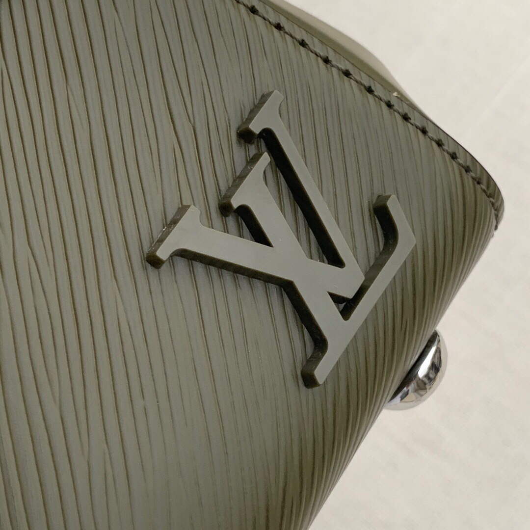 LV M58928 Louis Vuitton Cluny Mini Handbag Brown Green