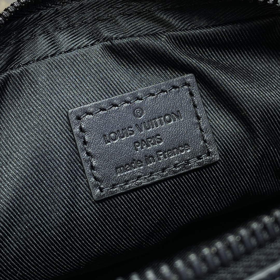 LV M82542 Louis Vuitton Nano Alpha Bag Black grid