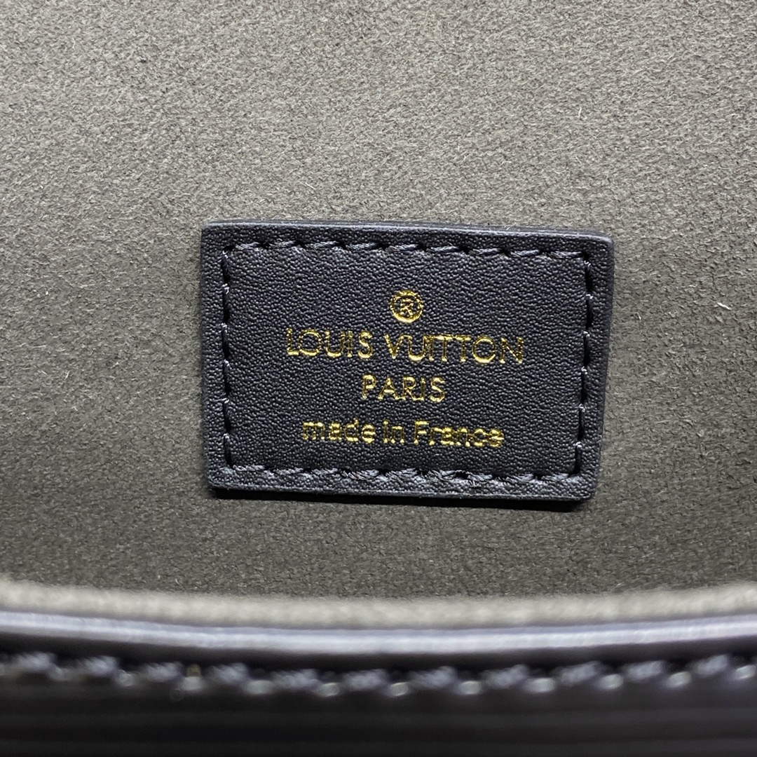 LV M23469 Louis Vuitton Saumur BB Saddle Bag Black