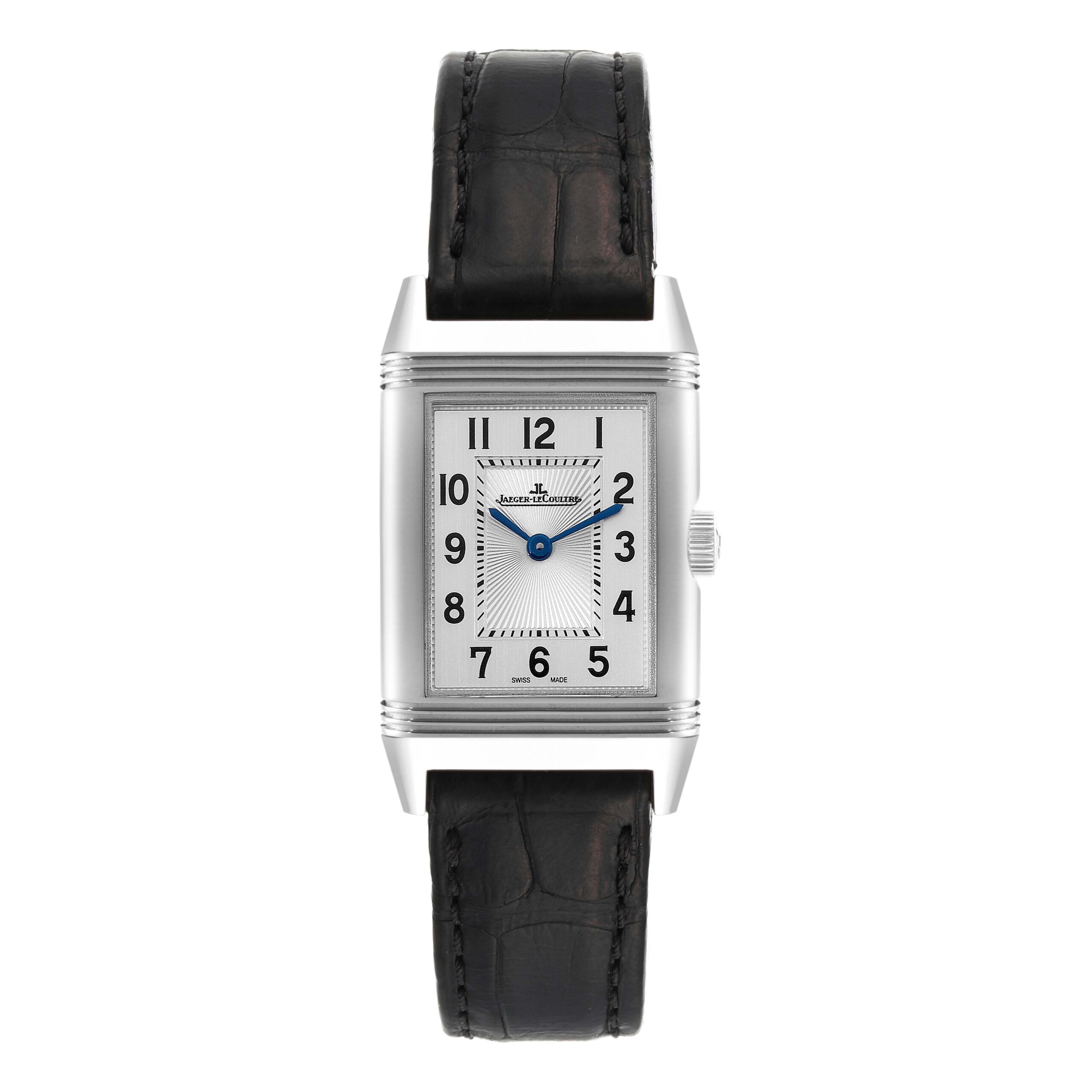 Jaeger LeCoultre Reverso Classic Steel Ladies Watch 221.8.86 Q2608440 Papers