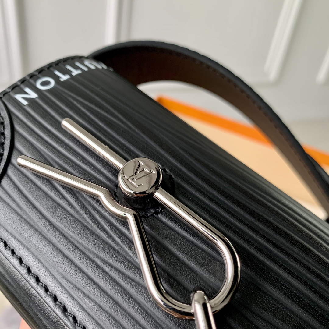 LV M23837 Louis Vuitton Micro Steamer Wallet Black