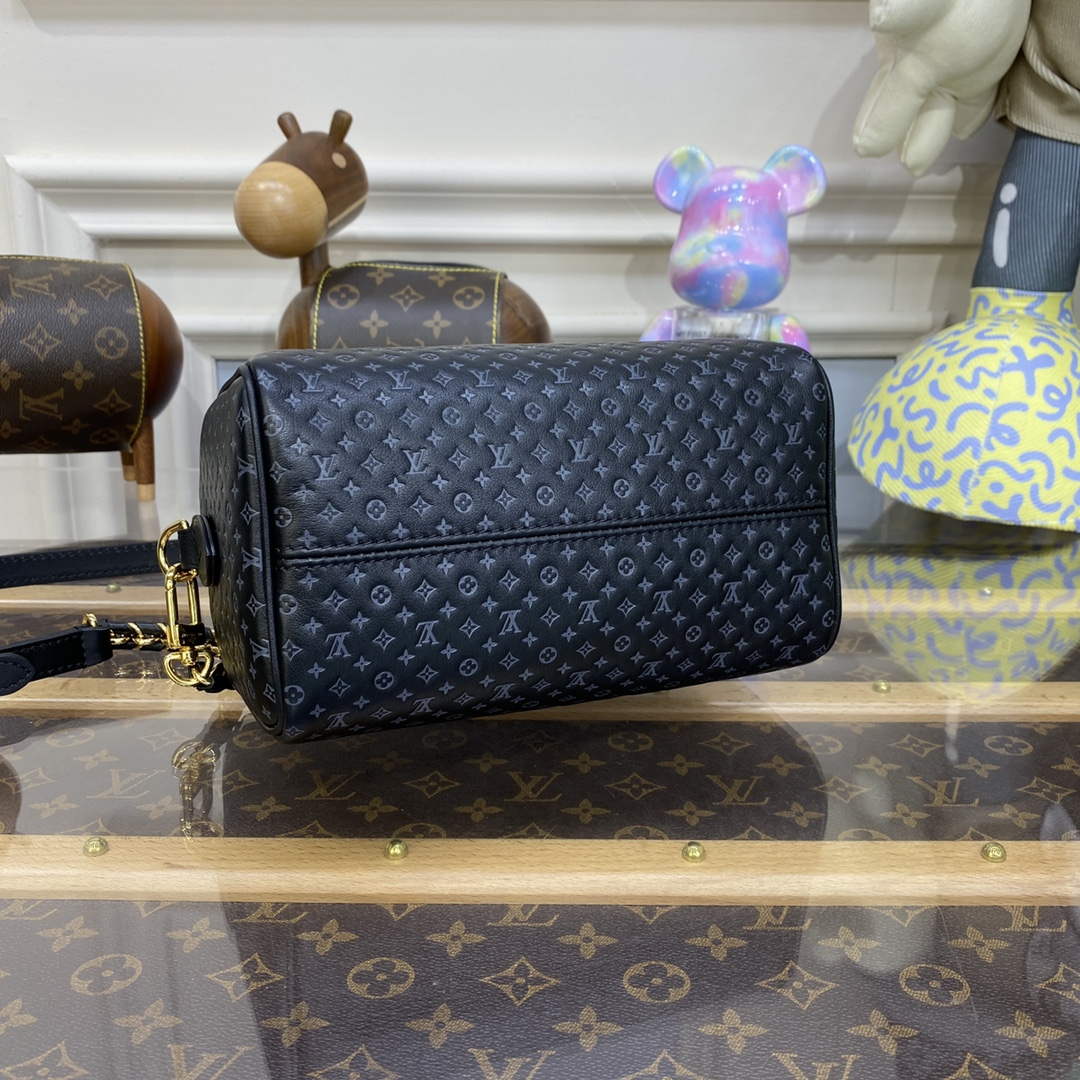 LV M22595 Louis Vuitton Speedy Bandouli��re 20 Handbag Black