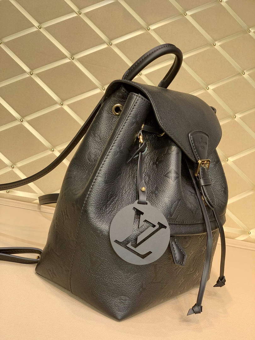 LV M45205 Louis Vuitton Montsouris Backpack Black
