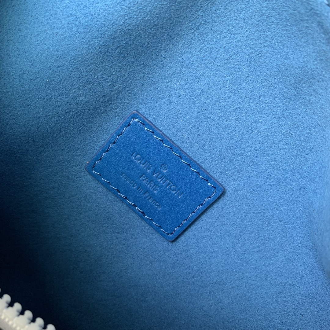 LV M21709 Louis Vuitton Side Trunk PM Bag Blue