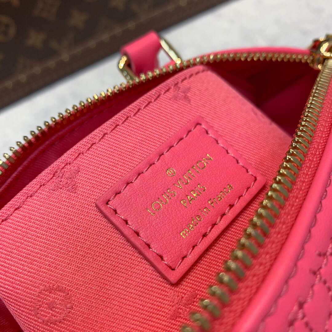 LV M59826 Louis Vuitton Papillon BB Bag Dragon Fruit Pink