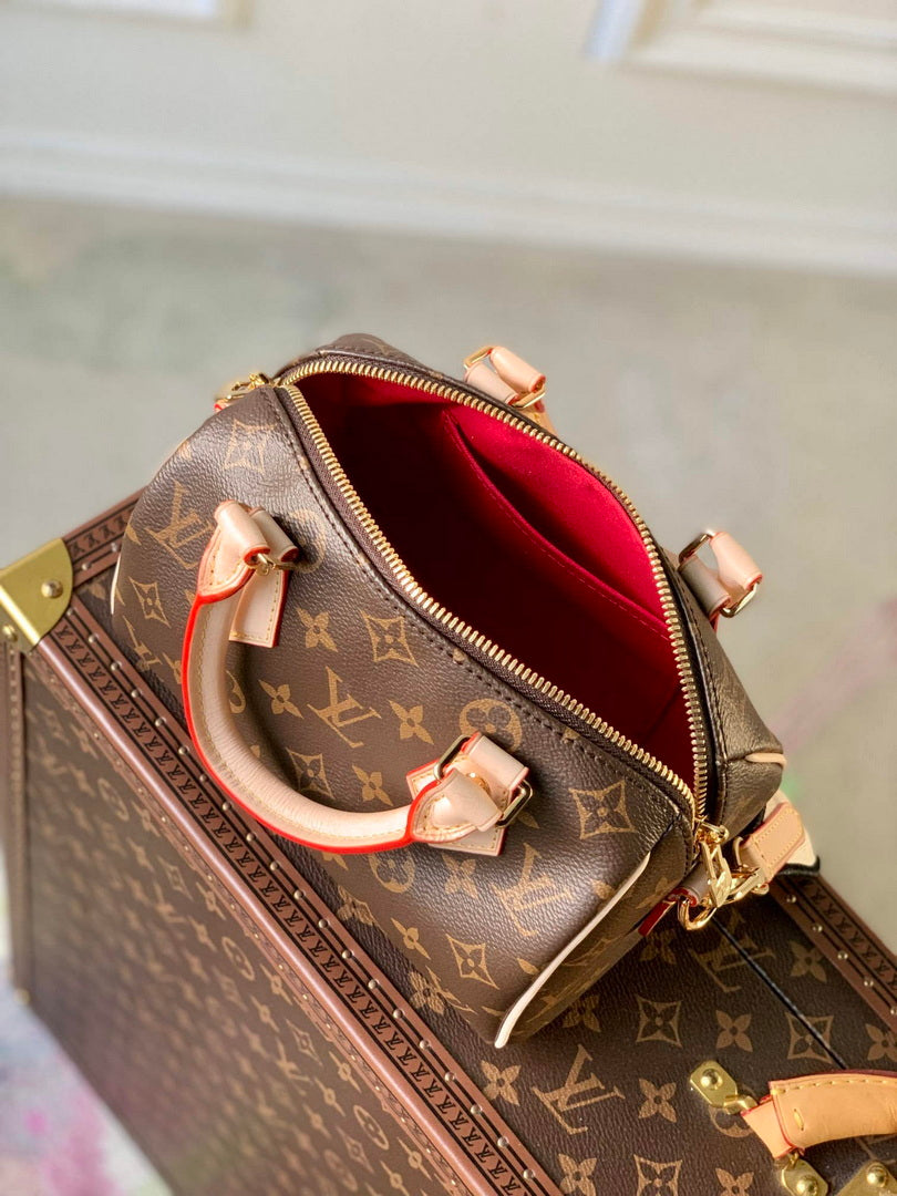 LV M46234 Louis Vuitton Speedy Bandoulière 20 Black