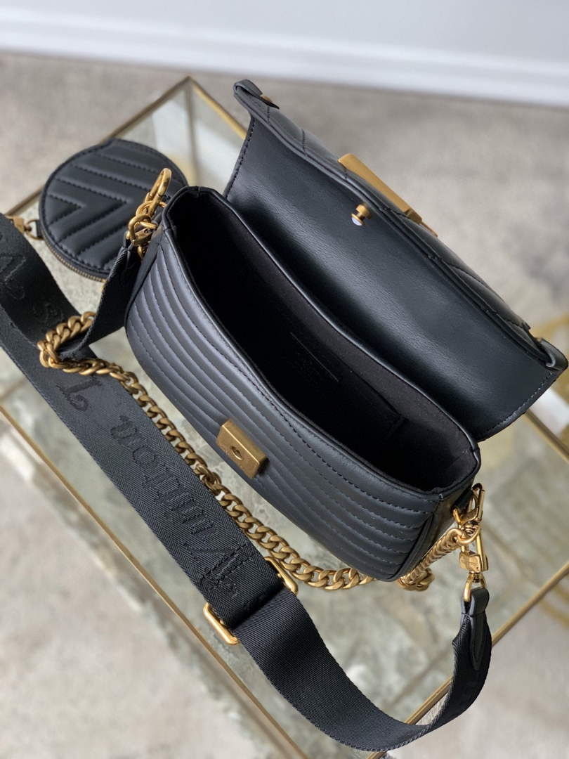 LV M56461 Louis Vuitton New Wave Multi-Pochette Leather M58941 Black
