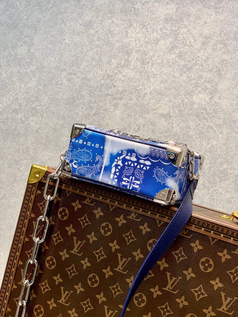 LV M20557 Louis Vuitton Mini Soft Trunk Blue