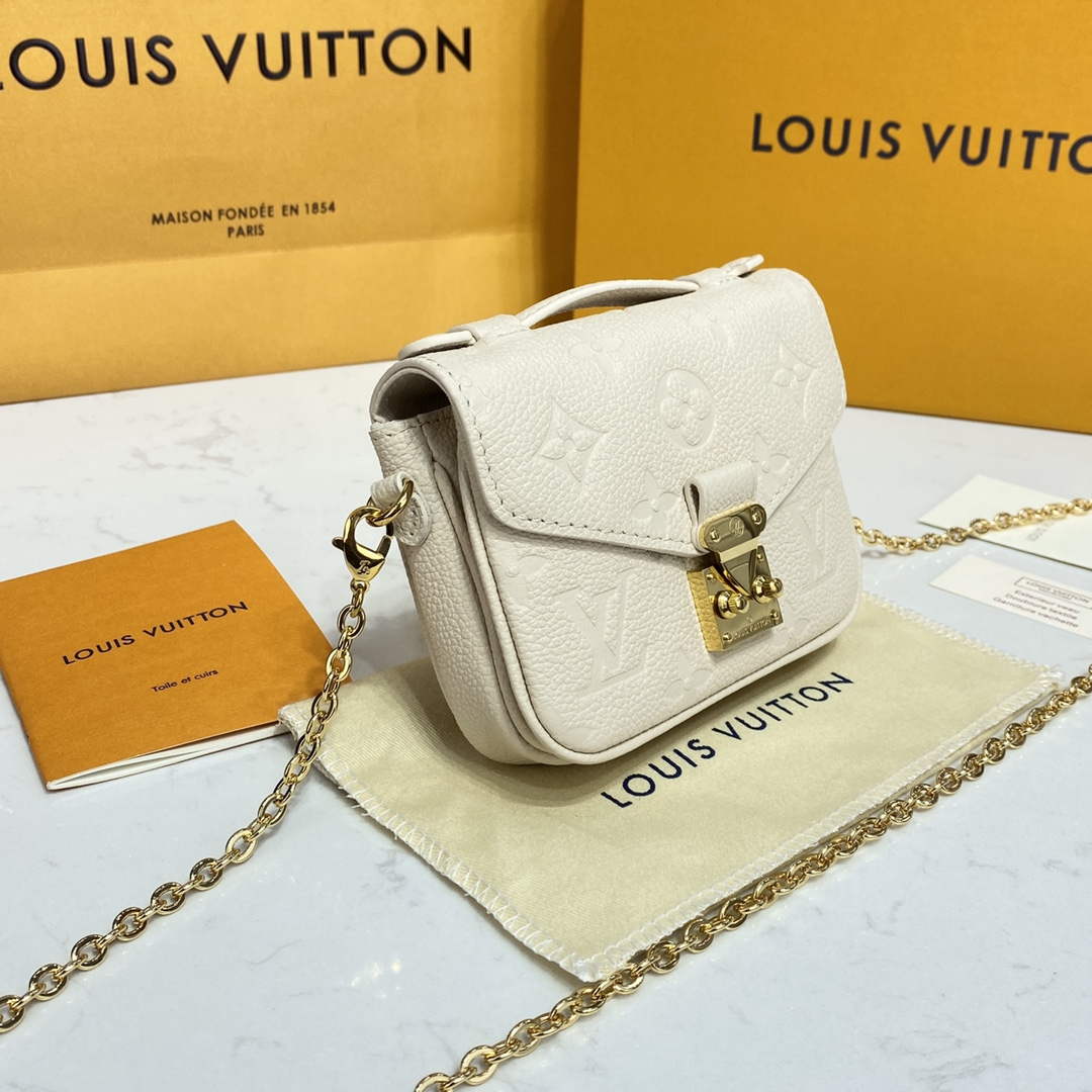LV M81390 Louis Vuitton Micro M��tis Bag Beige