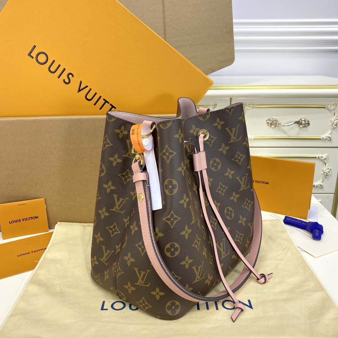 LV M44022 Louis Vuitton MM NONO Bag Monogram Pink