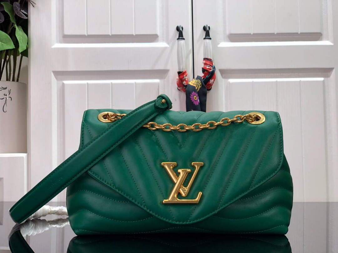 LV M58664 Louis Vuitton New Wave Chain Bag Emerald Green M58552 M58549 M58553 M58550