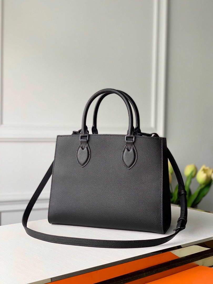 LV M55845 Louis Vuitton Lockme Tote PM Leathers Bag M55846 Black