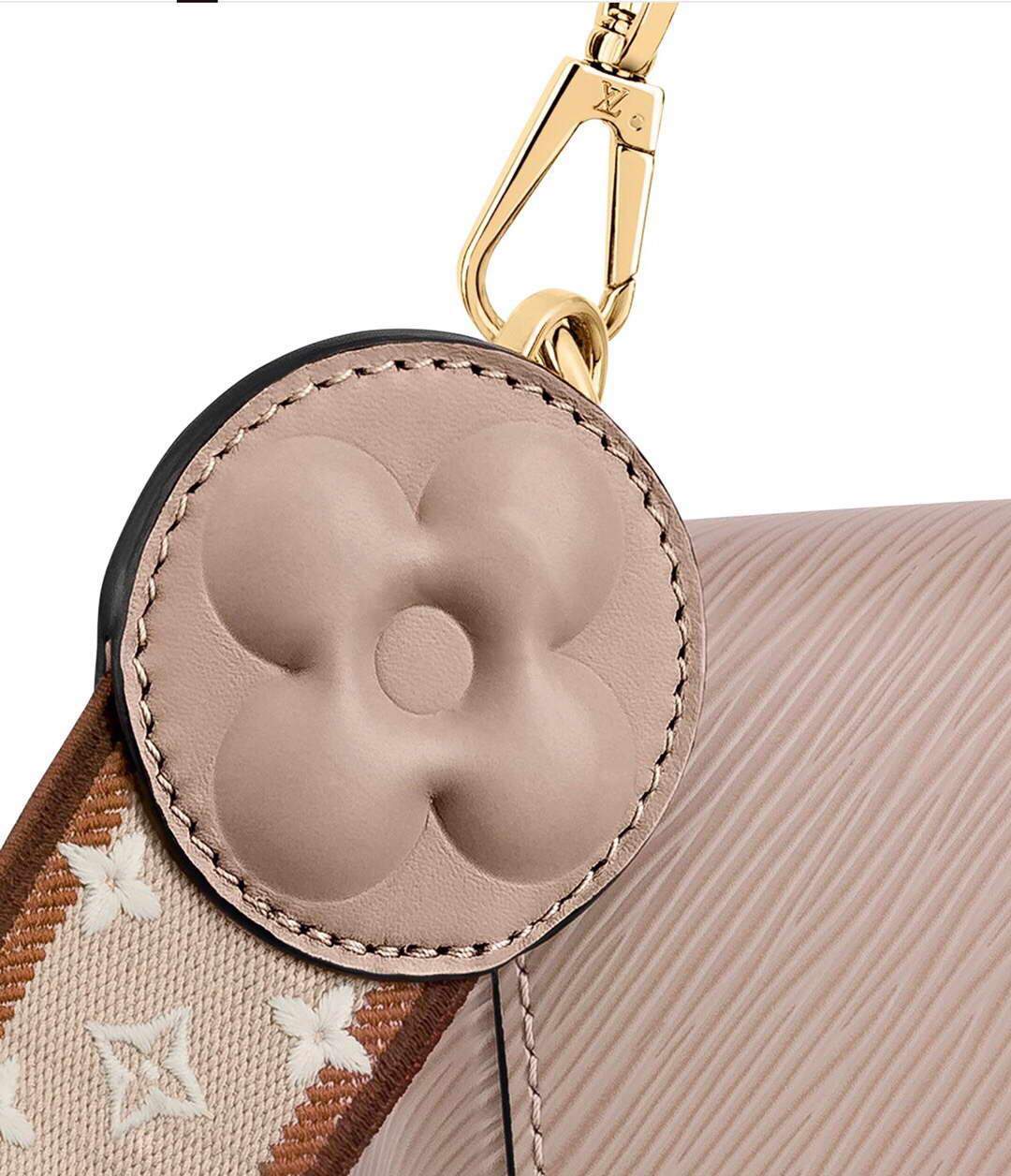 LV M57049 Louis Vuitton Twist PM Bag Epi Leather Galet