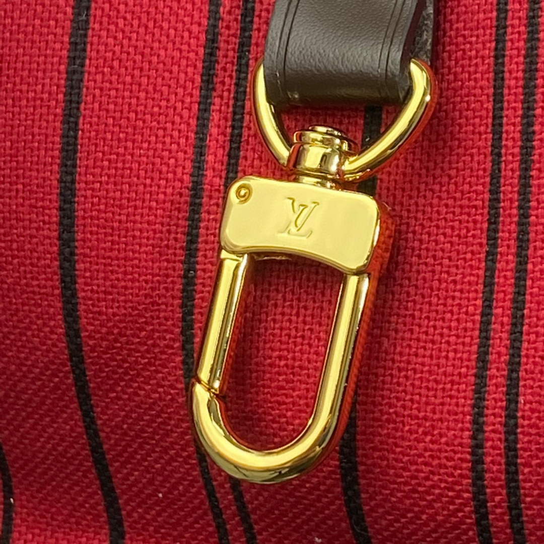 Louis Vuitton LV N41358 Neverfull MM Damier Ebene Cerise Red