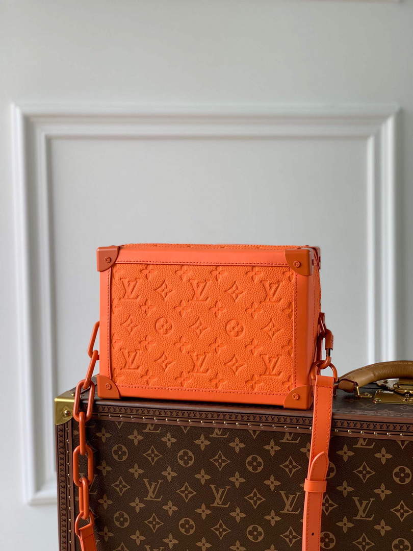 LV M55700 Louis Vuitton Soft Trunk Bag Orange