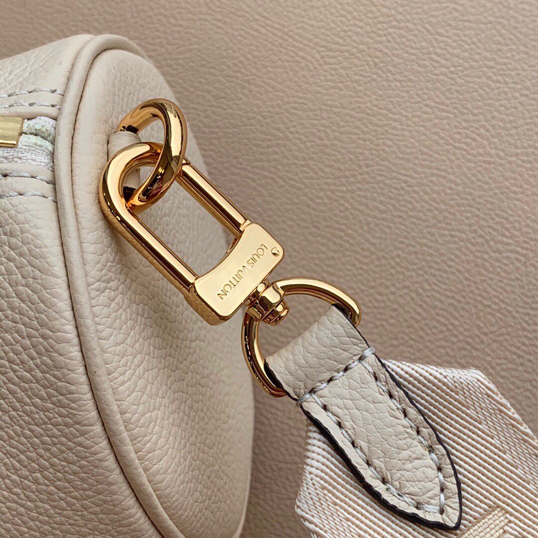 LV M45708 Louis Vuitton Papillon BB Bag Cream Saffron