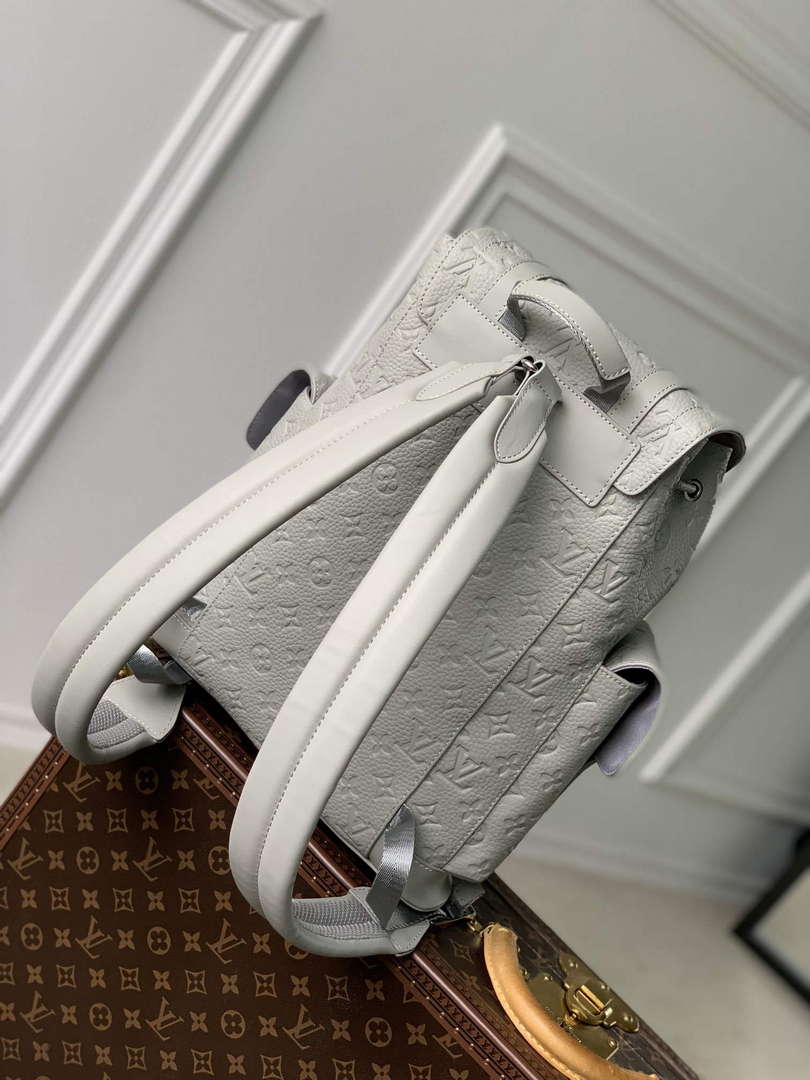 LV M23146 Louis Vuitton Christopher PM Backpack Mineral Gray
