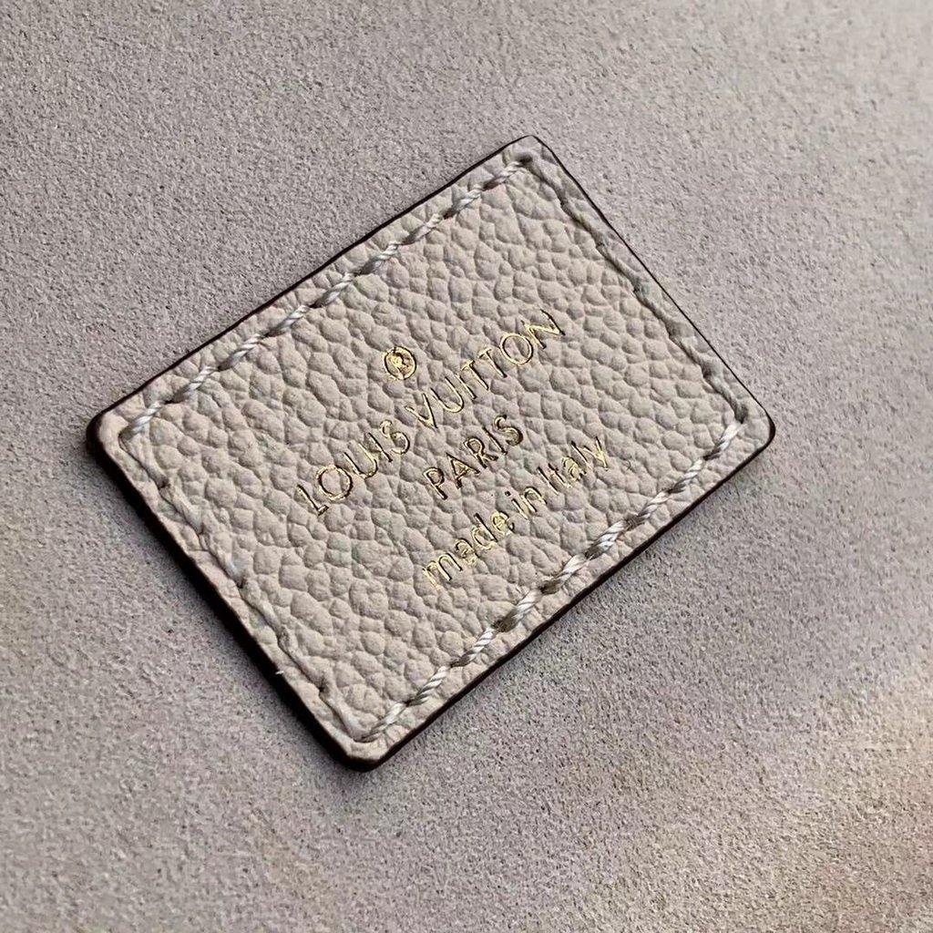 LV M45599 Louis Vuitton Vanity Pm Monogram Empreinte Leather M45608 Cream