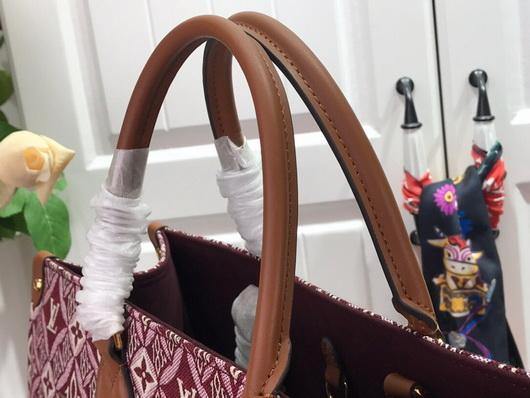 LV M57185 Louis Vuitton M57207 Since 1854 Onthego Gm Monogram Jacquard Red
