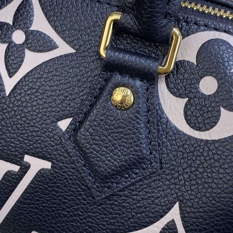 LV M46575 Louis Vuitton Speedy Bandouli��re 20 Bag Black
