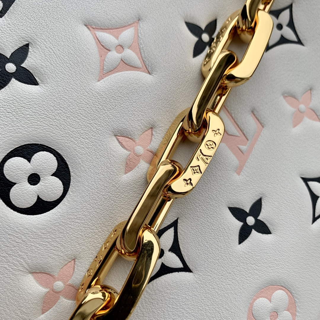 LV M22954 Louis Vuitton Coussin BB Handbag Beige