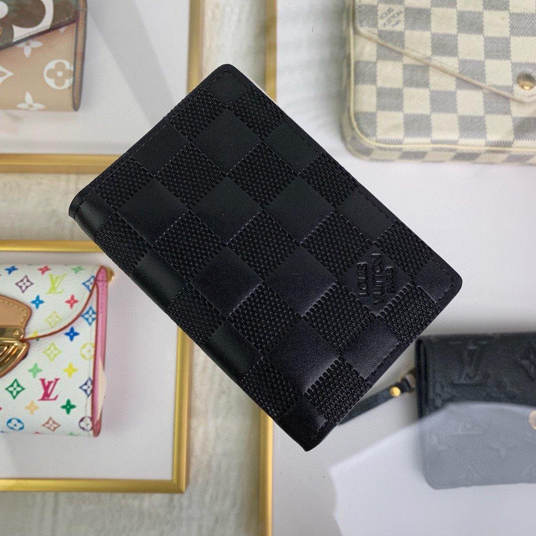 LV N63322 Louis Vuitton Pocket Organizer Damier infini M60111 Black