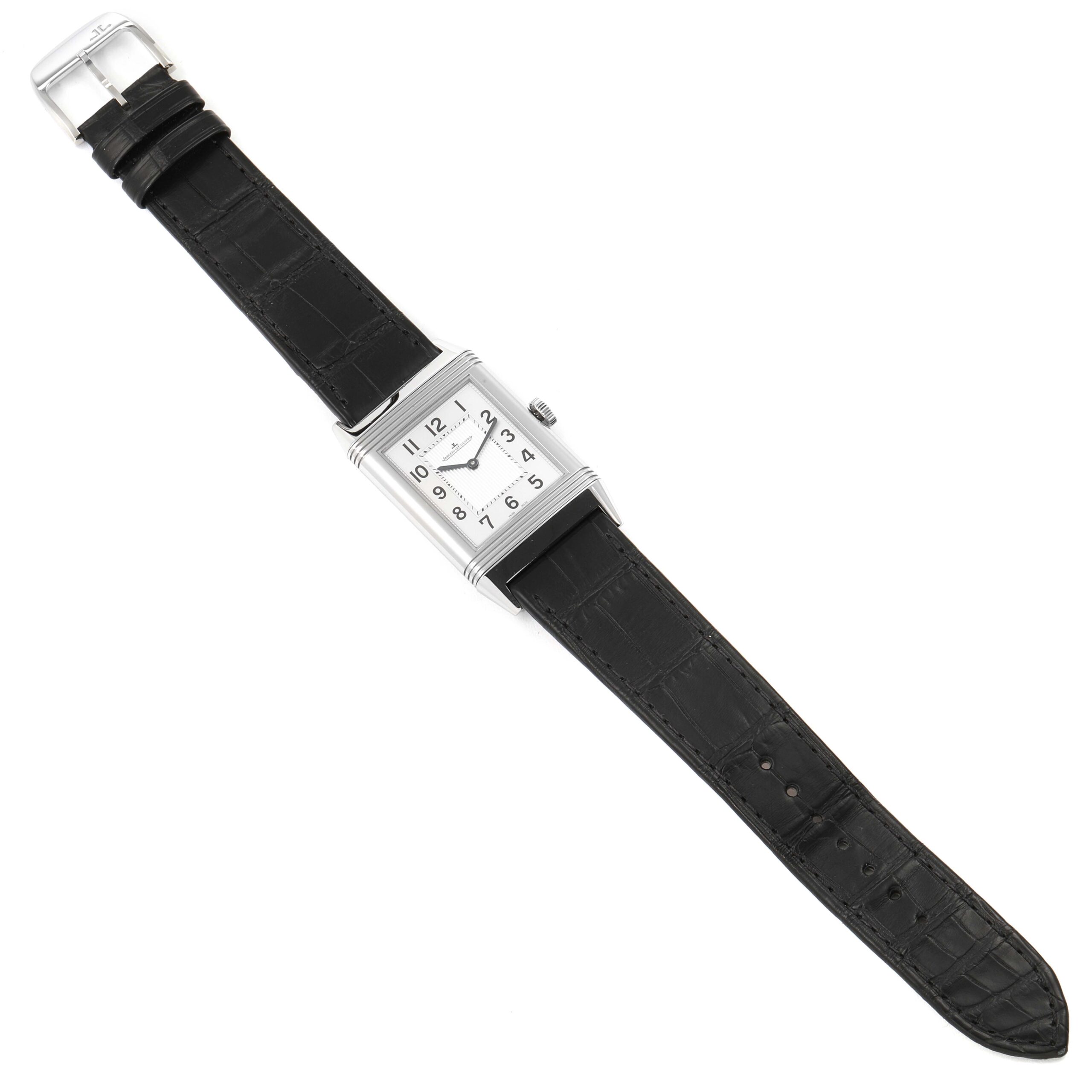 Jaeger LeCoultre Grande Reverso Ultra Thin Steel Mens Watch 277.8.62 Q2788520