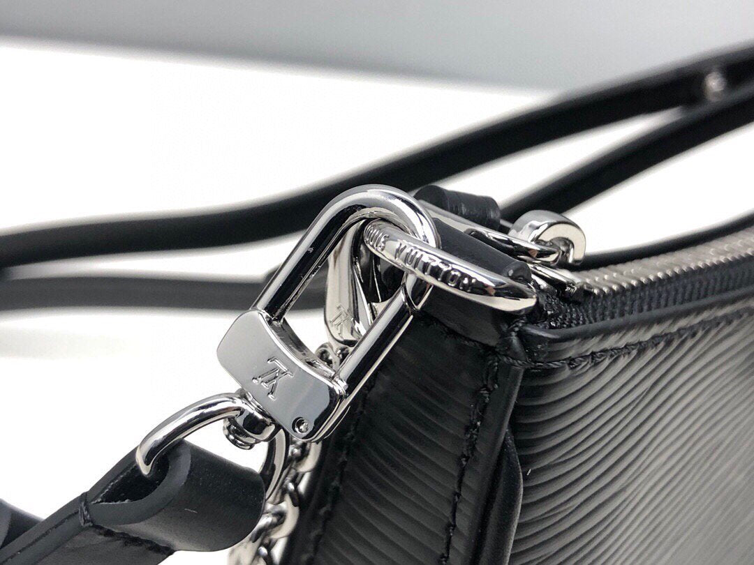 LV M80471 Louis Vuitton Easy Pouch On Strap M80480 M80483 Bag Black