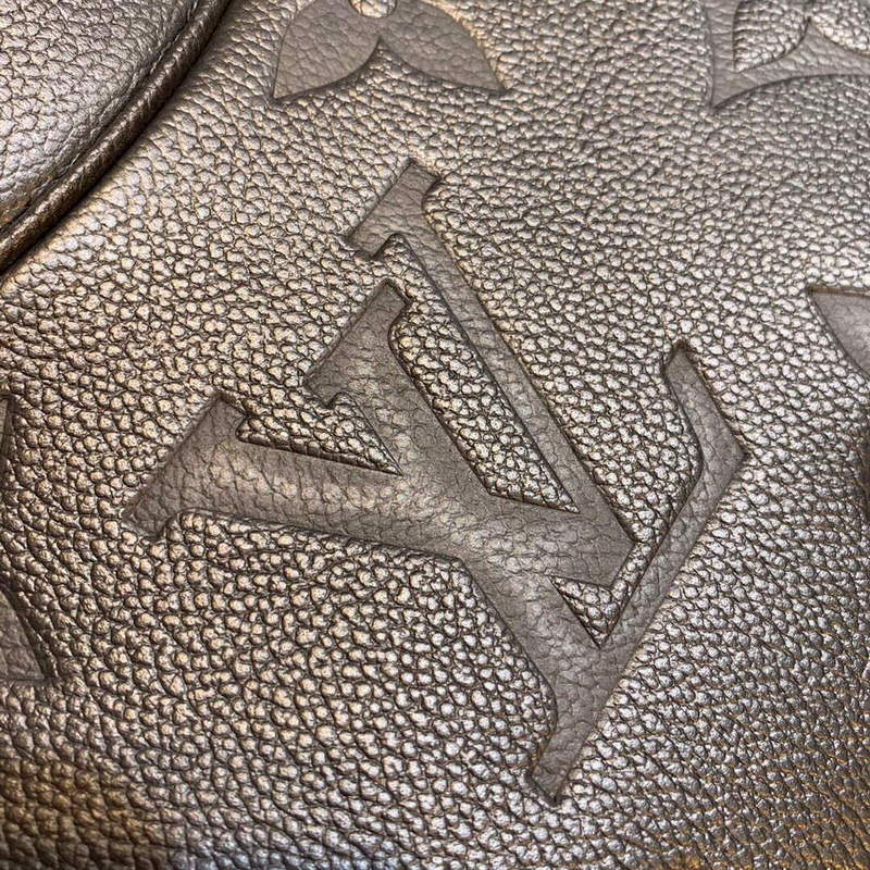 LV M46002 Louis Vuitton Bagatelle Mini Hobo Handbag Black