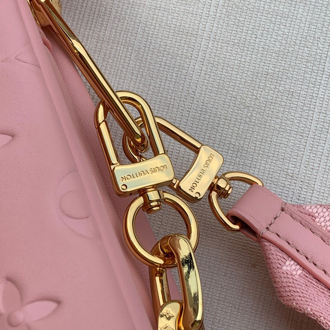 LV M59276 Louis Vuitton Coussin PM Handbag Pink M59277