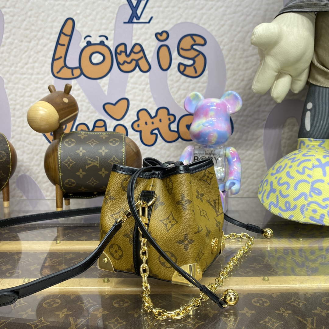 LV M82885 Louis Vuitton Noe Purse Handbag Yellow