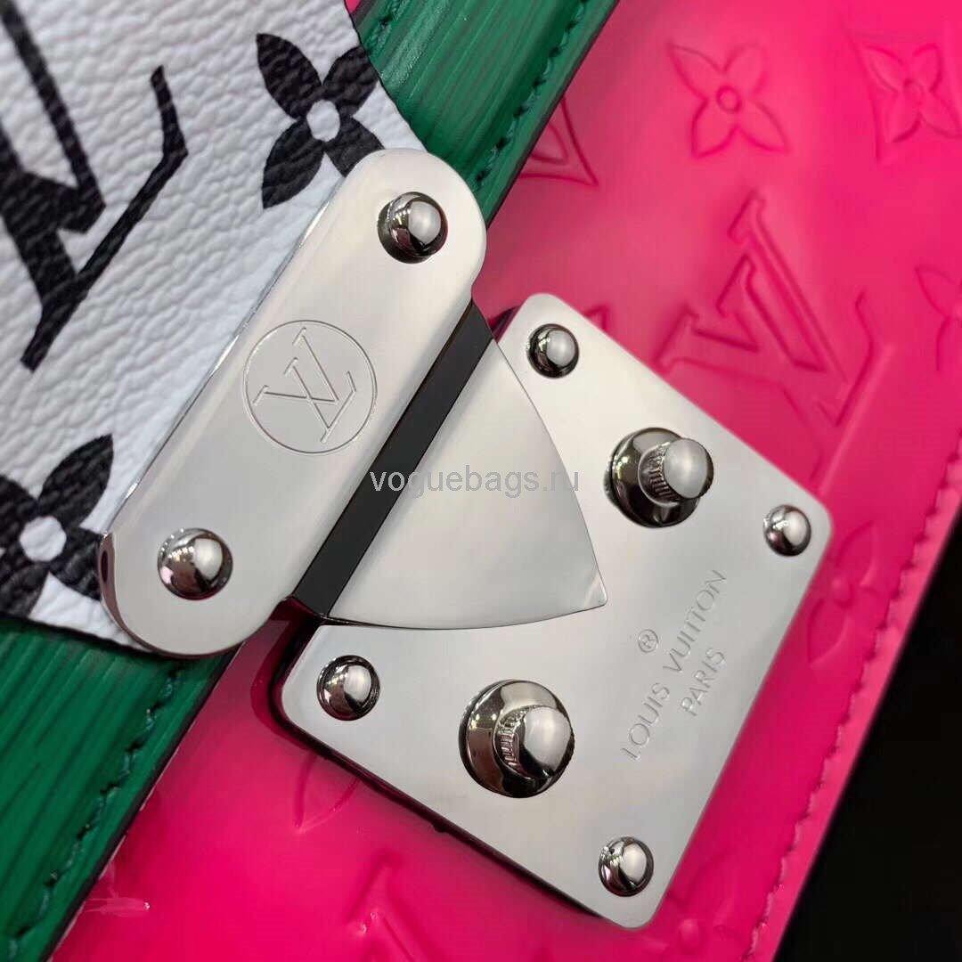 Louis Vuitton M90566 LV Wynwood Monogram Vernis Bag M90516 Plum
