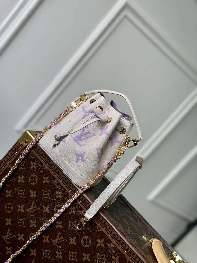 LV M46291 Louis Vuitton Nano No�� Bag Purple